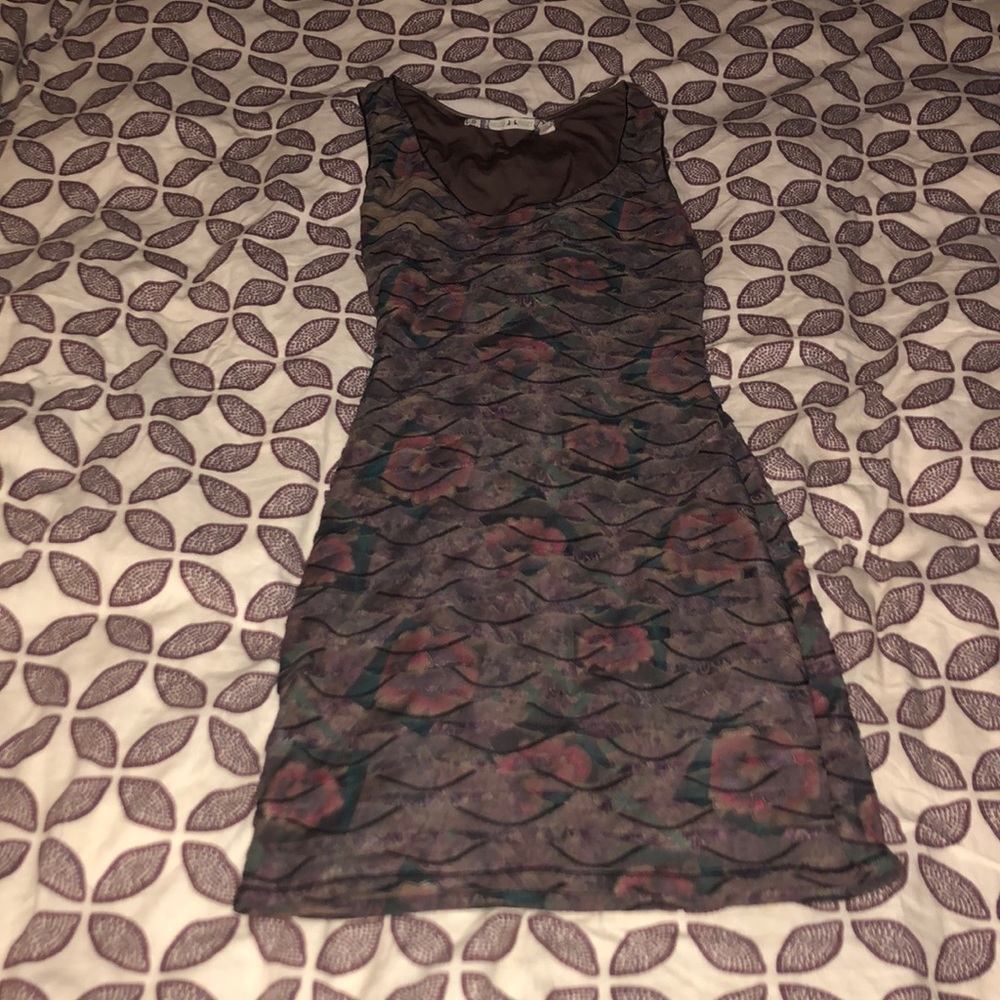 Unique design ruffled dress